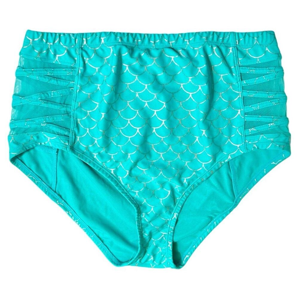 Torrid Disney The Little Mermaid Ariel Purple Wireless Bikini Top & Swim Bottom - Picture 7 of 14